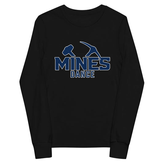 Performance | Youth Long Sleeve T-Shirt | Mines Dance Team | Vanguard Logo