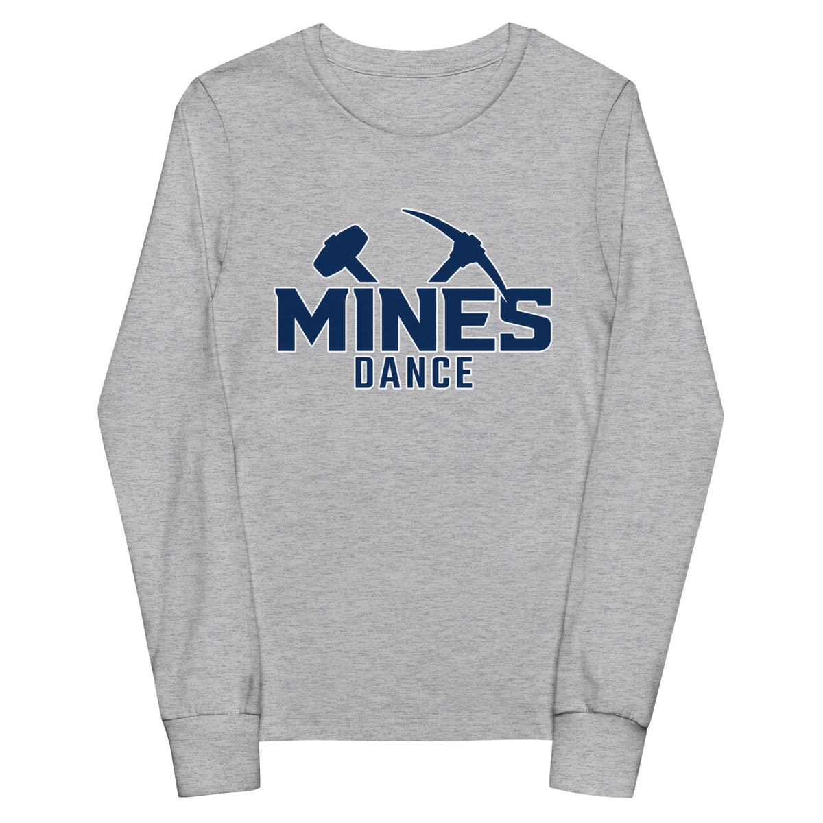 Performance | Youth Long Sleeve T-Shirt | Mines Dance Team | Vanguard Logo