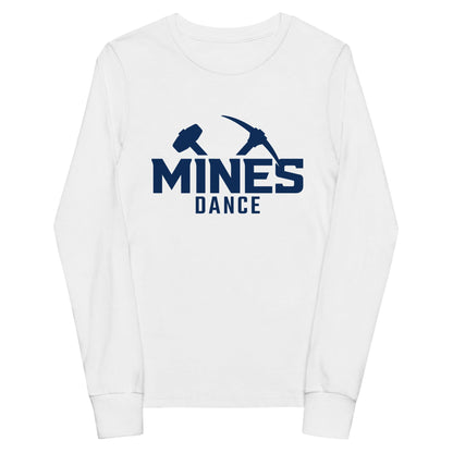 Performance | Youth Long Sleeve T-Shirt | Mines Dance Team | Vanguard Logo