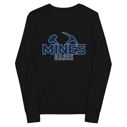 Performance | Youth Long Sleeve T-Shirt | Mines Dance Team | Vanguard Logo