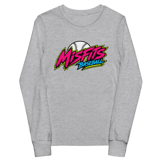 Performance | Youth Long Sleeve T-Shirt | Misfits Baseball | Athletics Logo