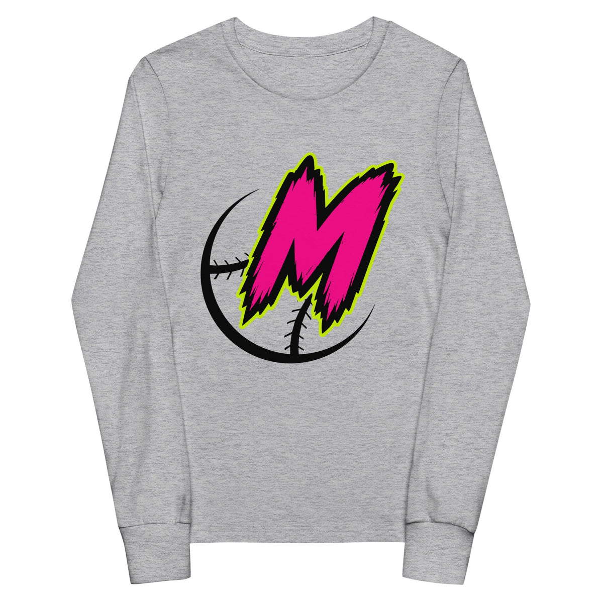 Performance | Youth Long Sleeve T-Shirt | Misfits Baseball | Lettermark Logo