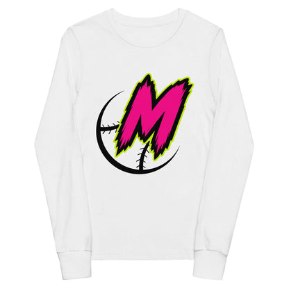 Performance | Youth Long Sleeve T-Shirt | Misfits Baseball | Lettermark Logo
