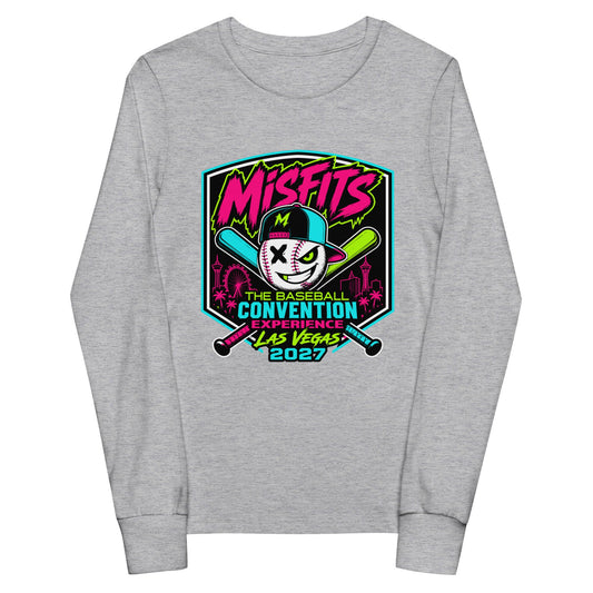 Performance | Youth Long Sleeve T-Shirt | Misfits Baseball | Shield Logo
