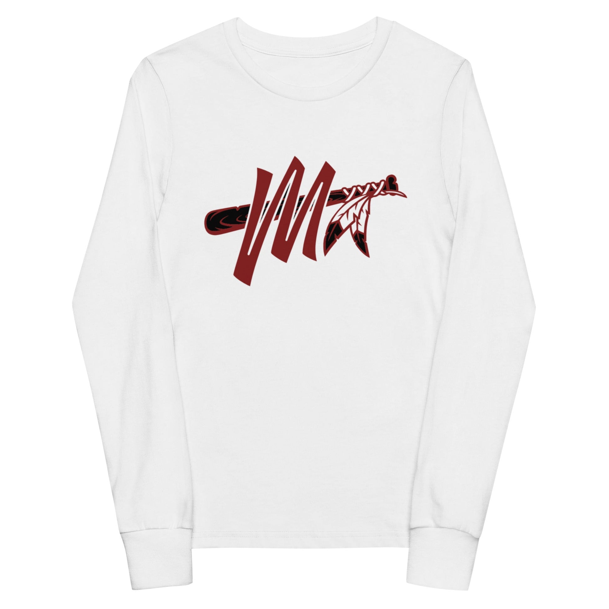 Performance | Youth Long Sleeve T-Shirt | Mohawks | M - Mark Logo