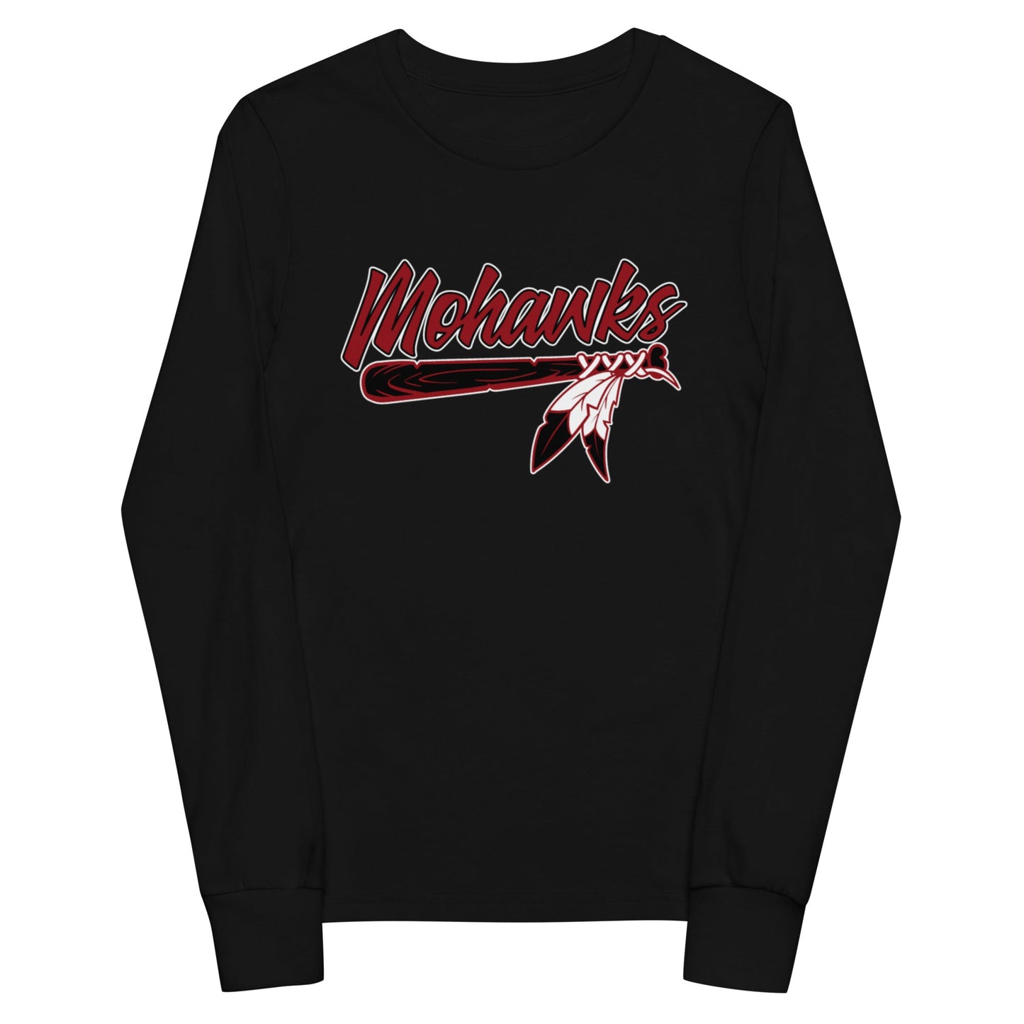 Performance | Youth Long Sleeve T-Shirt | Mohawks | Script Logo
