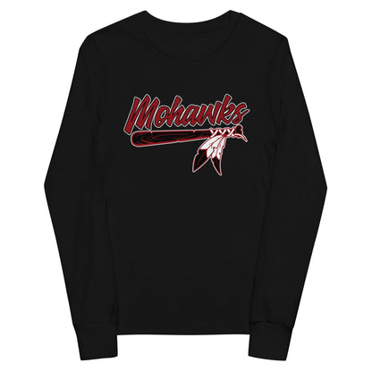 Performance | Youth Long Sleeve T-Shirt | Mohawks | Script Logo