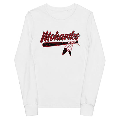 Performance | Youth Long Sleeve T-Shirt | Mohawks | Script Logo