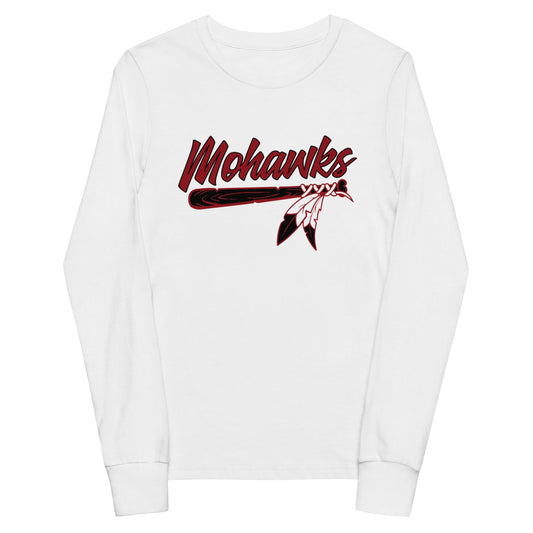 Performance | Youth Long Sleeve T-Shirt | Mohawks | Script Logo