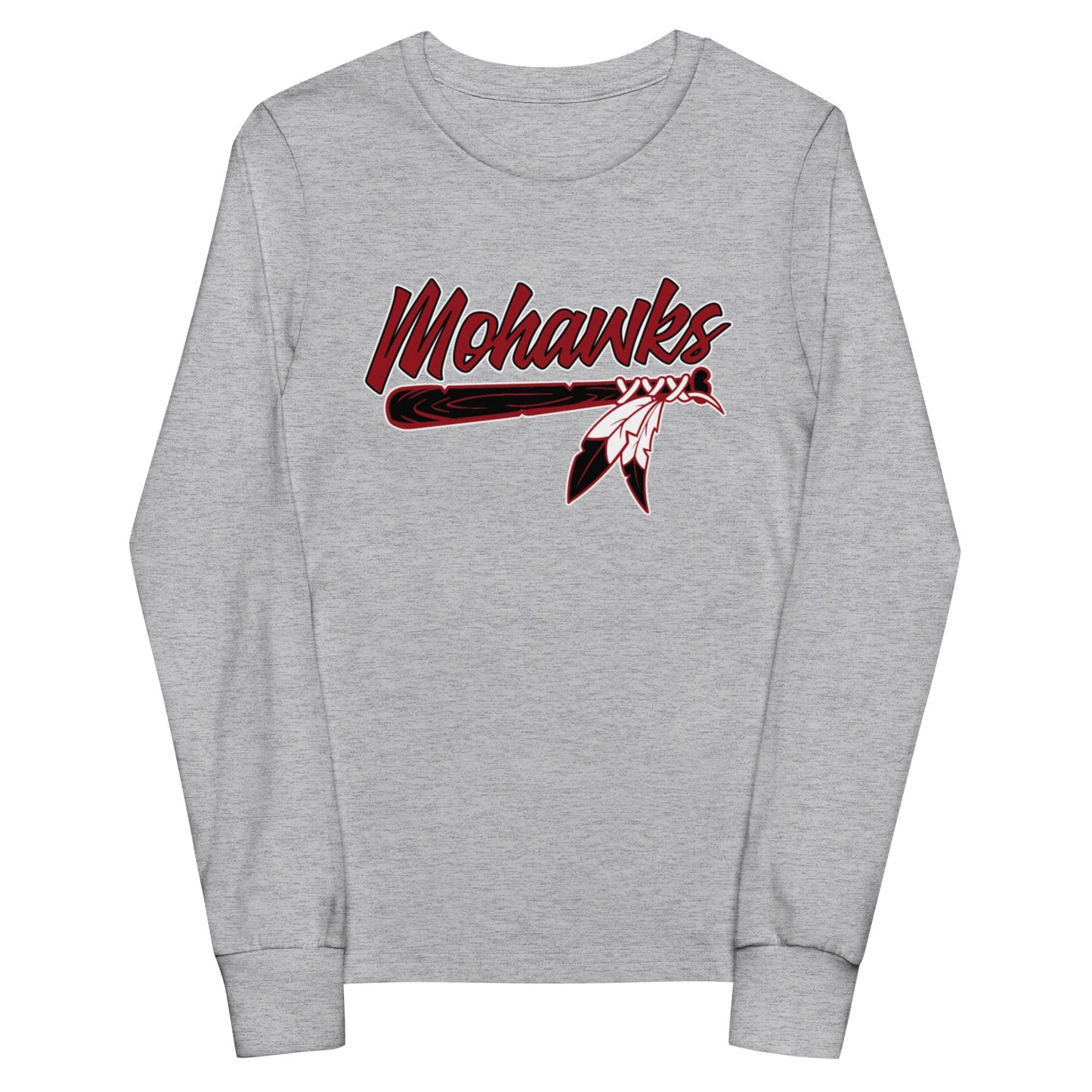 Performance | Youth Long Sleeve T-Shirt | Mohawks | Script Logo