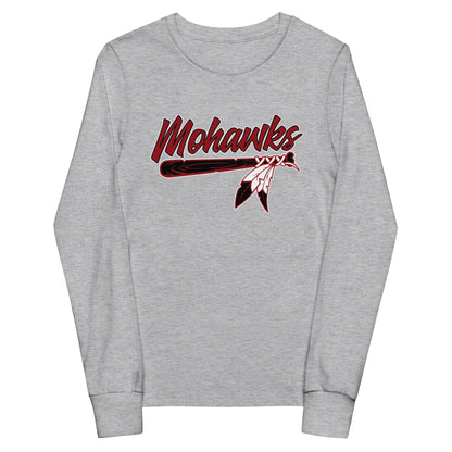 Performance | Youth Long Sleeve T-Shirt | Mohawks | Script Logo