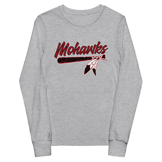 Performance | Youth Long Sleeve T-Shirt | Mohawks | Script Logo