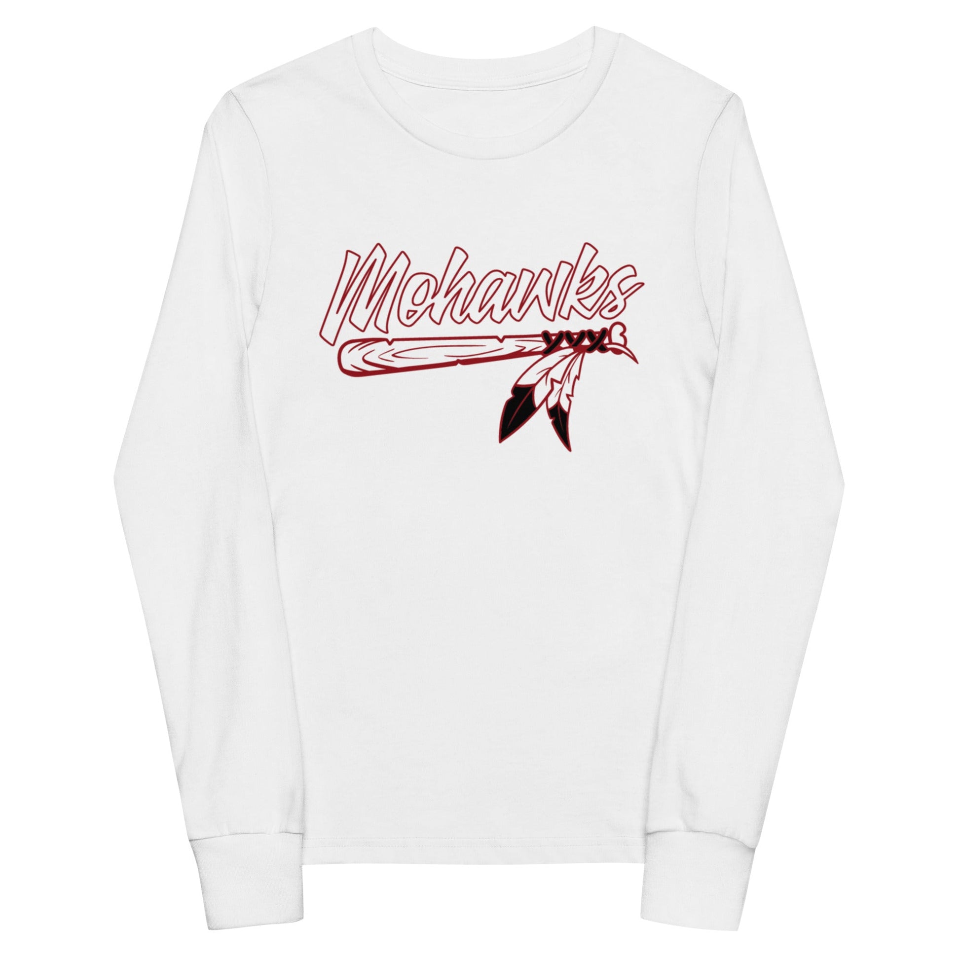 Performance | Youth Long Sleeve T-Shirt | Mohawks | Victory Feather Logo