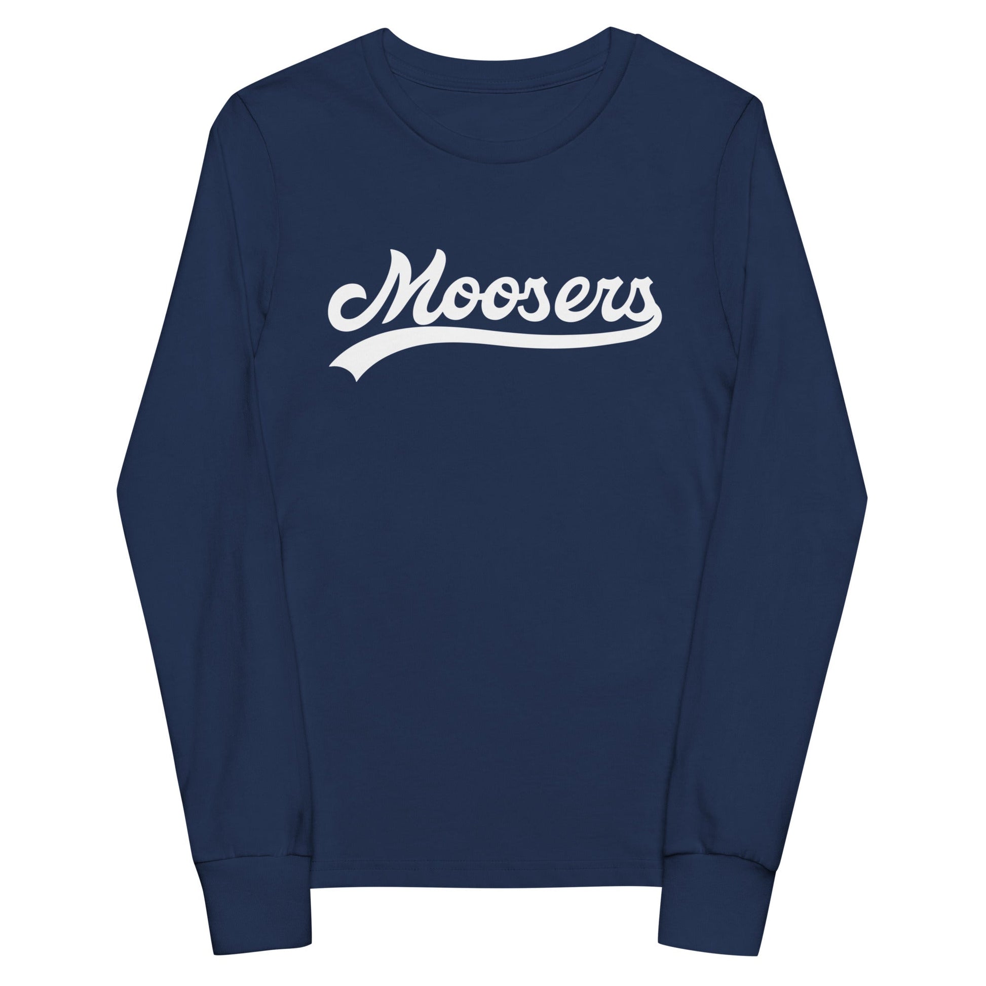 Performance | Youth Long Sleeve T-Shirt | Moosers | Athletic Script Logo