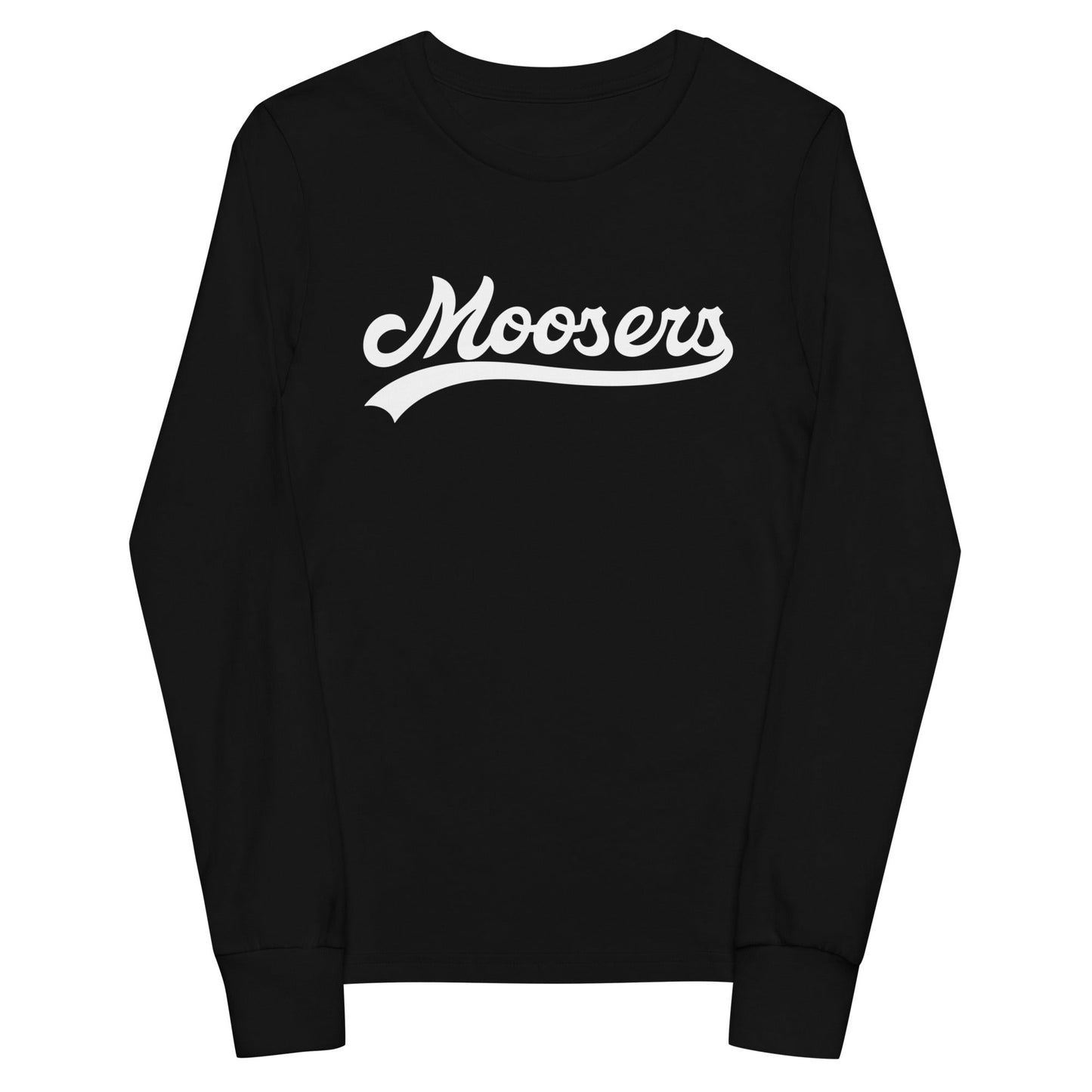 Performance | Youth Long Sleeve T-Shirt | Moosers | Athletic Script Logo