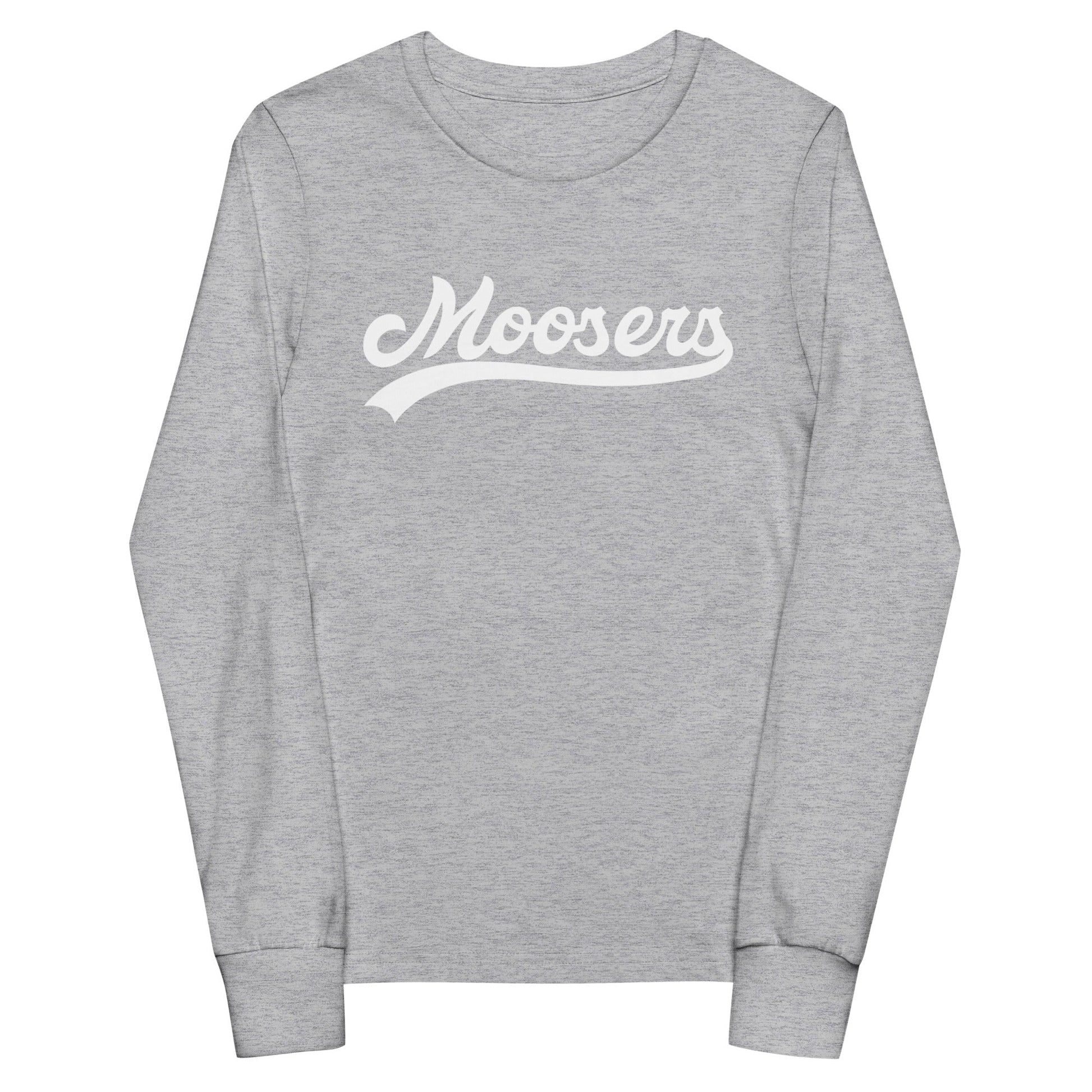 Performance | Youth Long Sleeve T-Shirt | Moosers | Athletic Script Logo