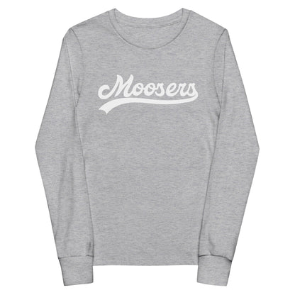 Performance | Youth Long Sleeve T-Shirt | Moosers | Athletic Script Logo