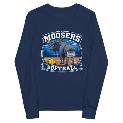 Performance | Youth Long Sleeve T-Shirt | Moosers | Moose Diamond Mark Logo
