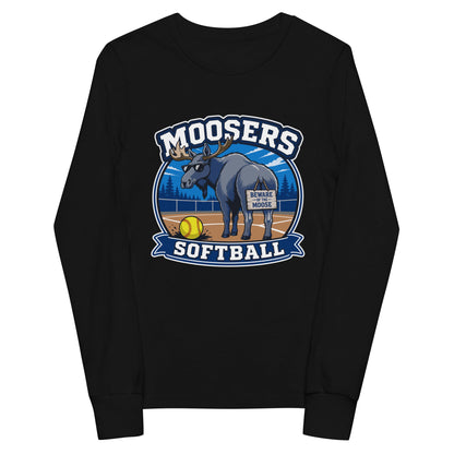 Performance | Youth Long Sleeve T-Shirt | Moosers | Moose Diamond Mark Logo