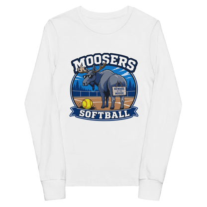 Performance | Youth Long Sleeve T-Shirt | Moosers | Moose Diamond Mark Logo