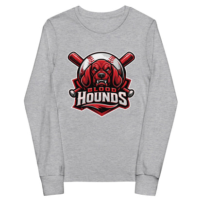 Performance | Youth Long Sleeve T-Shirt | Mountain House Bloodhounds | Blood Hounds Logo