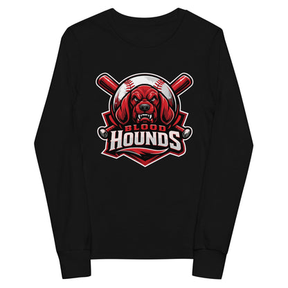Performance | Youth Long Sleeve T-Shirt | Mountain House Bloodhounds | Blood Hounds Logo