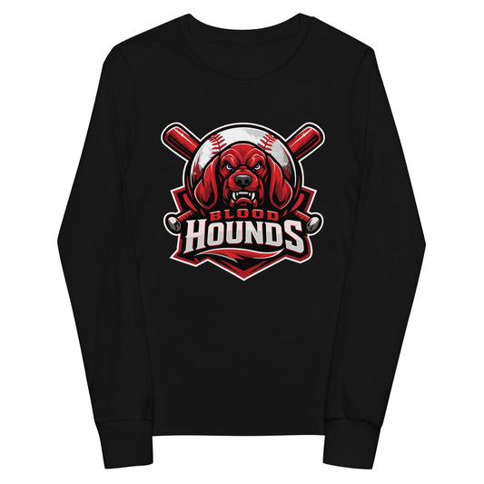 Performance | Youth Long Sleeve T-Shirt | Mountain House Bloodhounds | Blood Hounds Logo