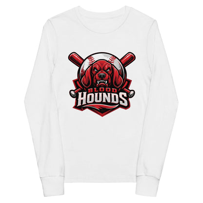 Performance | Youth Long Sleeve T-Shirt | Mountain House Bloodhounds | Blood Hounds Logo