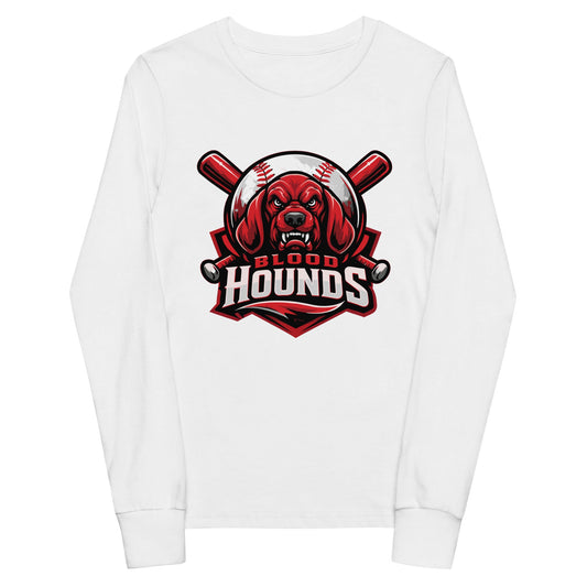 Performance | Youth Long Sleeve T-Shirt | Mountain House Bloodhounds | Blood Hounds Logo