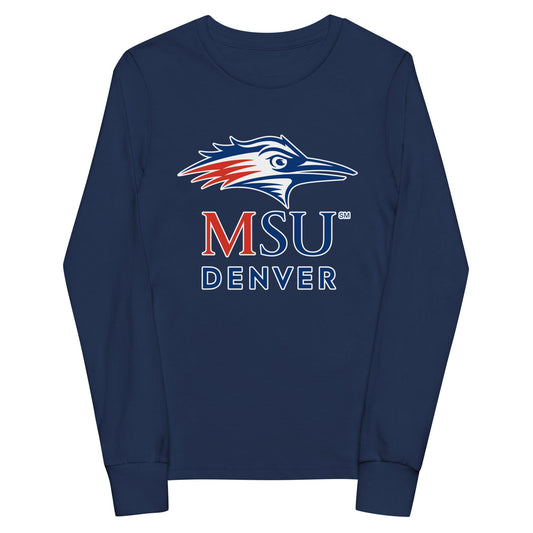 Performance | Youth Long Sleeve T-Shirt | MSU Denver Dance Team | Titan Crest Logo
