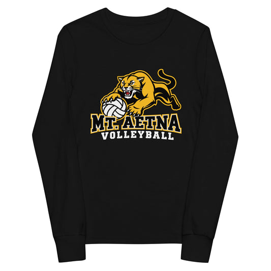 Performance | Youth Long Sleeve T-Shirt | Mt. Aetna Adventist School | Volleyball Apex Logo