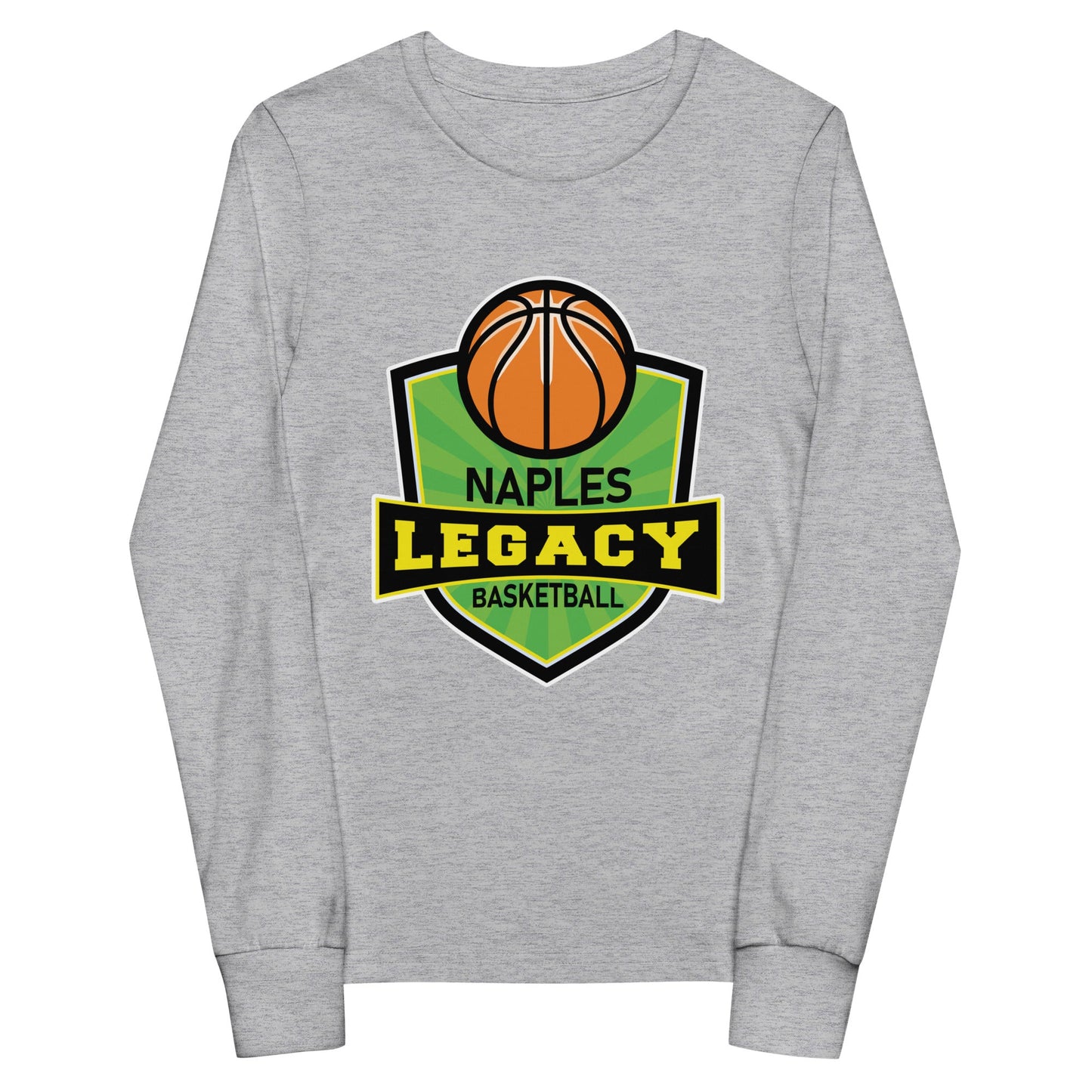 Performance | Youth Long Sleeve T-Shirt | Naples Legacy | Shield Logo