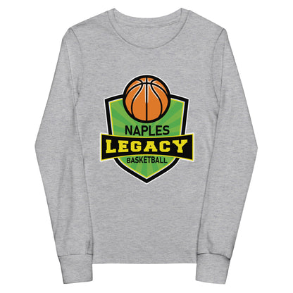 Performance | Youth Long Sleeve T-Shirt | Naples Legacy | Shield Logo