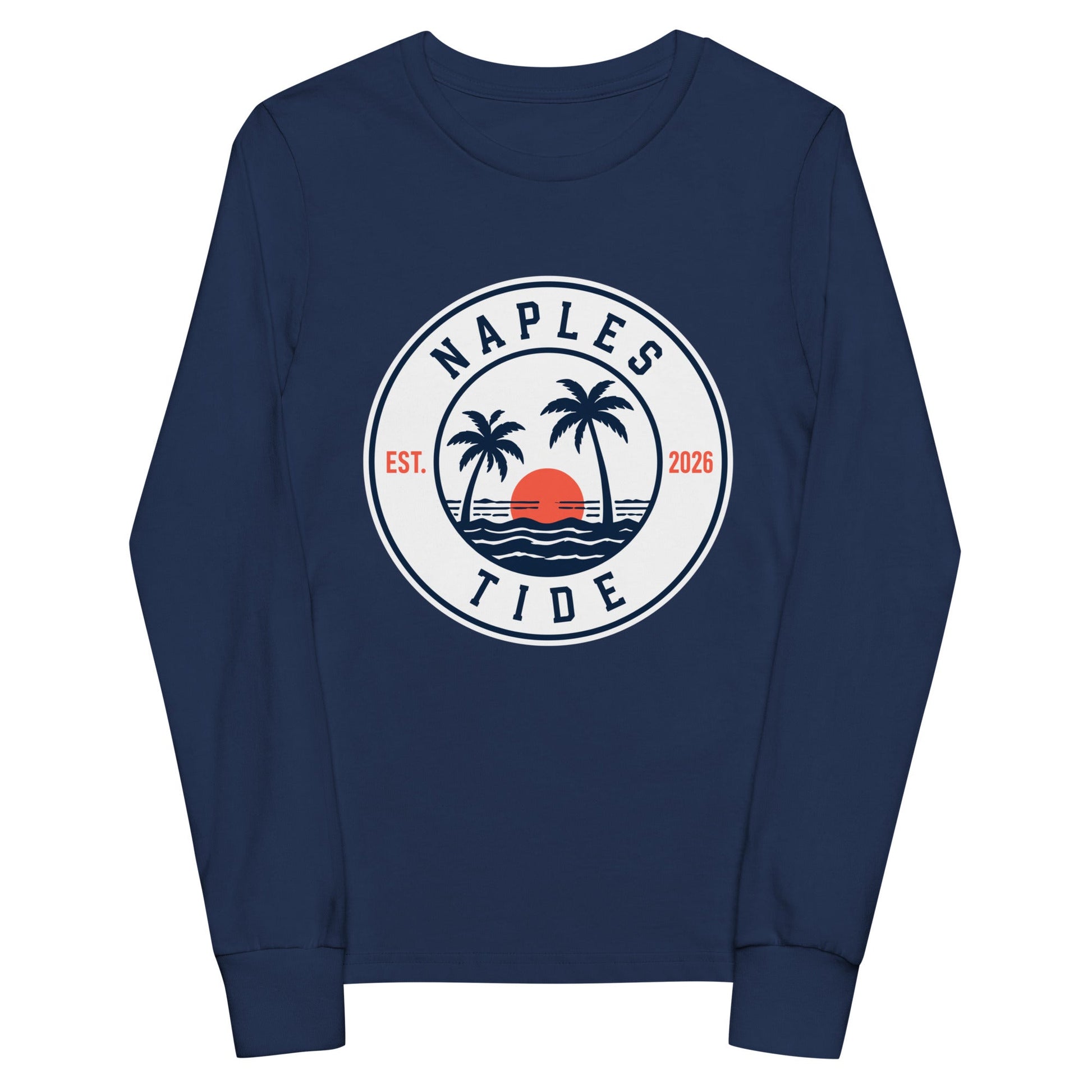 Performance | Youth Long Sleeve T-Shirt | Naples Tide | Badge Logo
