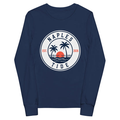 Performance | Youth Long Sleeve T-Shirt | Naples Tide | Badge Logo