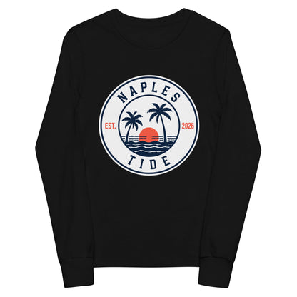 Performance | Youth Long Sleeve T-Shirt | Naples Tide | Badge Logo
