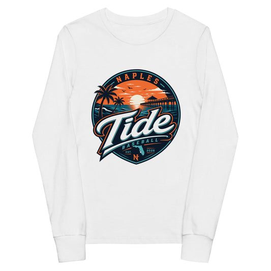 Performance | Youth Long Sleeve T-Shirt | Naples Tide | Enblem Logo