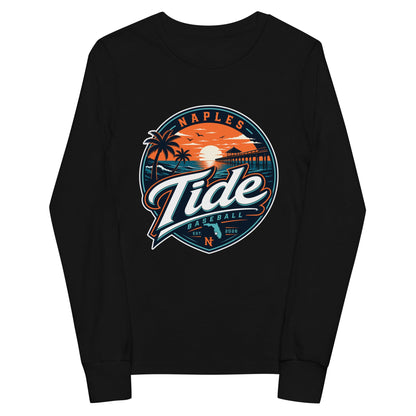 Performance | Youth Long Sleeve T-Shirt | Naples Tide | Enblem Logo