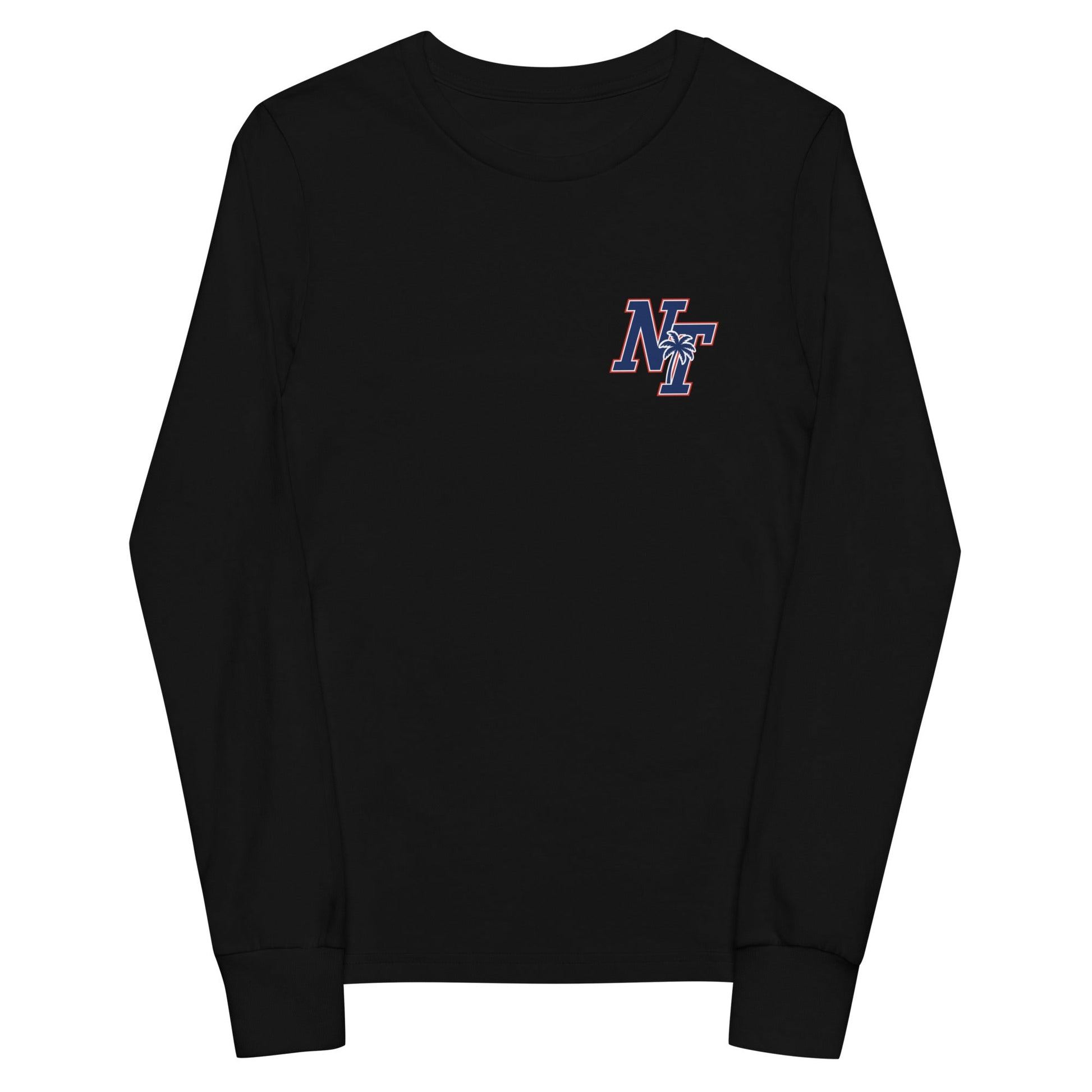 Performance | Youth Long Sleeve T-Shirt | Naples Tide | NT Lettermark Logo
