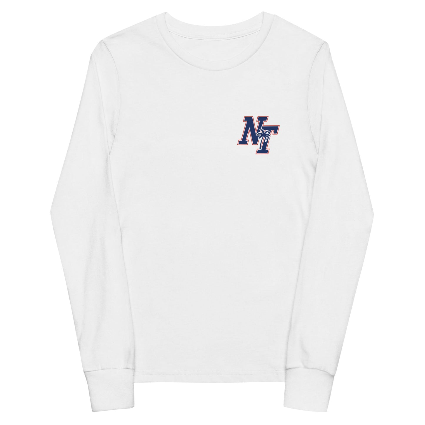 Performance | Youth Long Sleeve T-Shirt | Naples Tide | NT Lettermark Logo