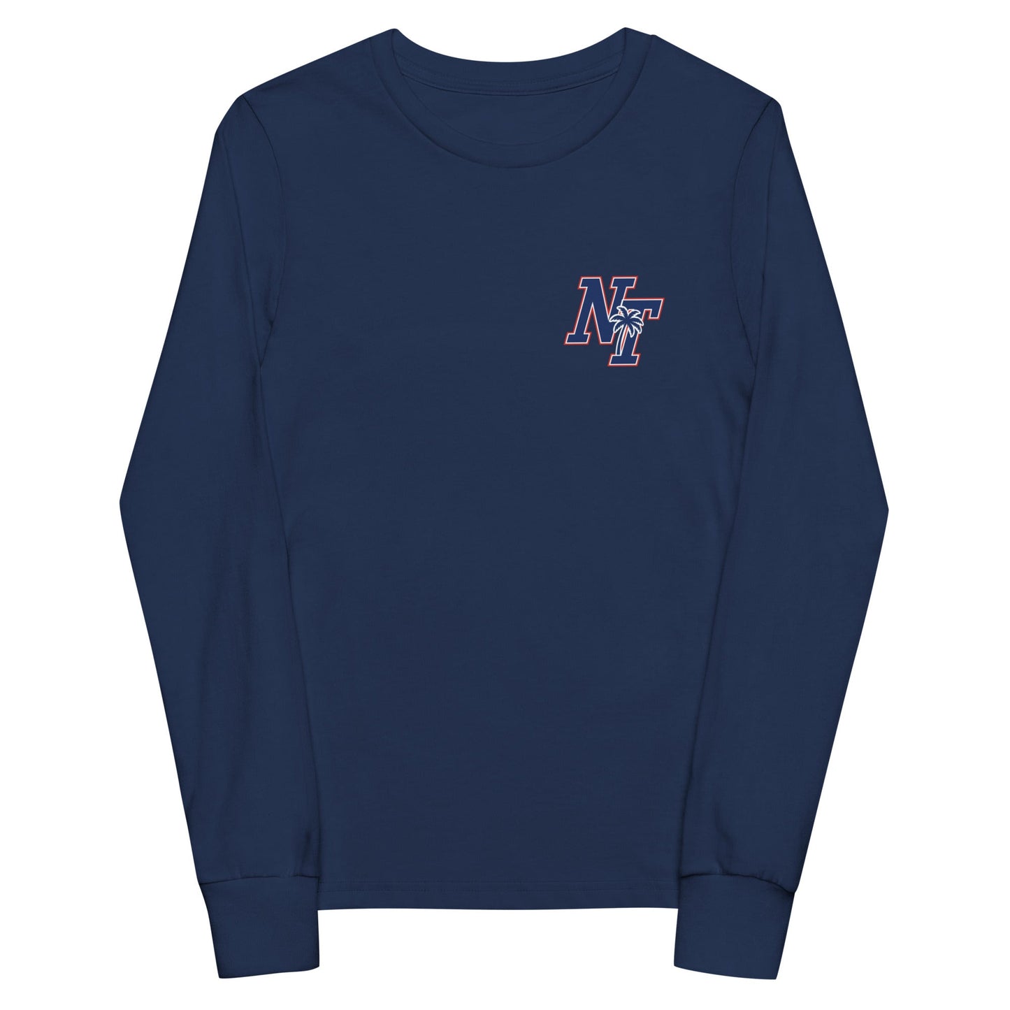 Performance | Youth Long Sleeve T-Shirt | Naples Tide | NT Lettermark Logo