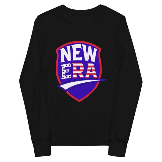 Performance | Youth Long Sleeve T-Shirt | New Era Softball | Badge Logo