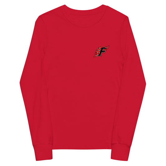 Performance | Youth Long Sleeve T-Shirt | New Oxford Girls Softball Association | Lettermark Logo