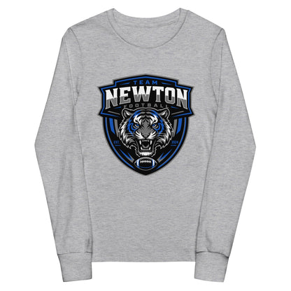 Performance | Youth Long Sleeve T-Shirt | Newton Youth football league | Shield Logo