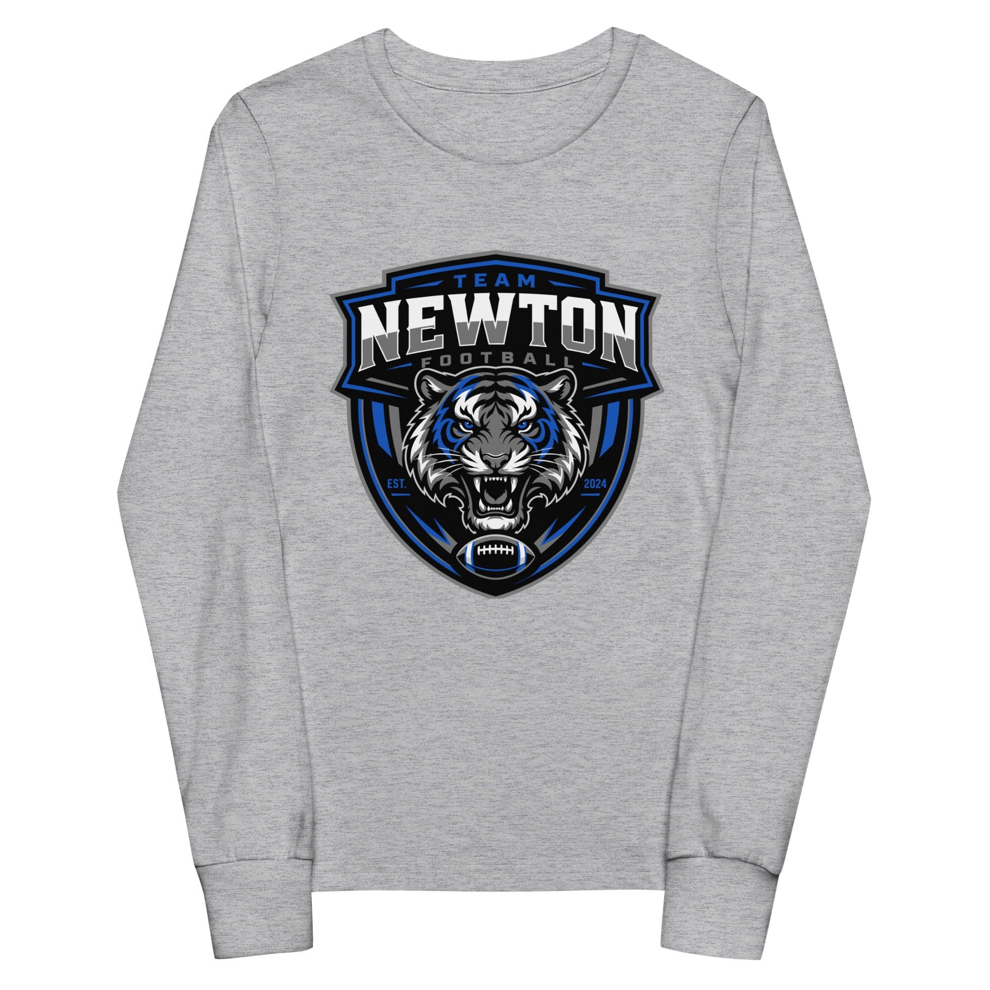 Performance | Youth Long Sleeve T-Shirt | Newton Youth football league | Shield Logo