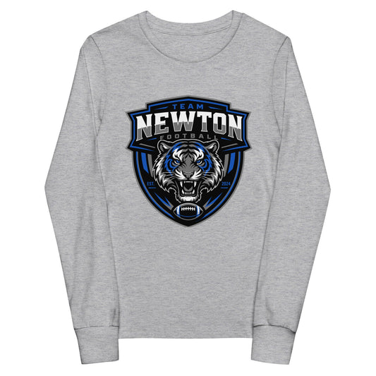 Performance | Youth Long Sleeve T-Shirt | Newton Youth football league | Shield Logo