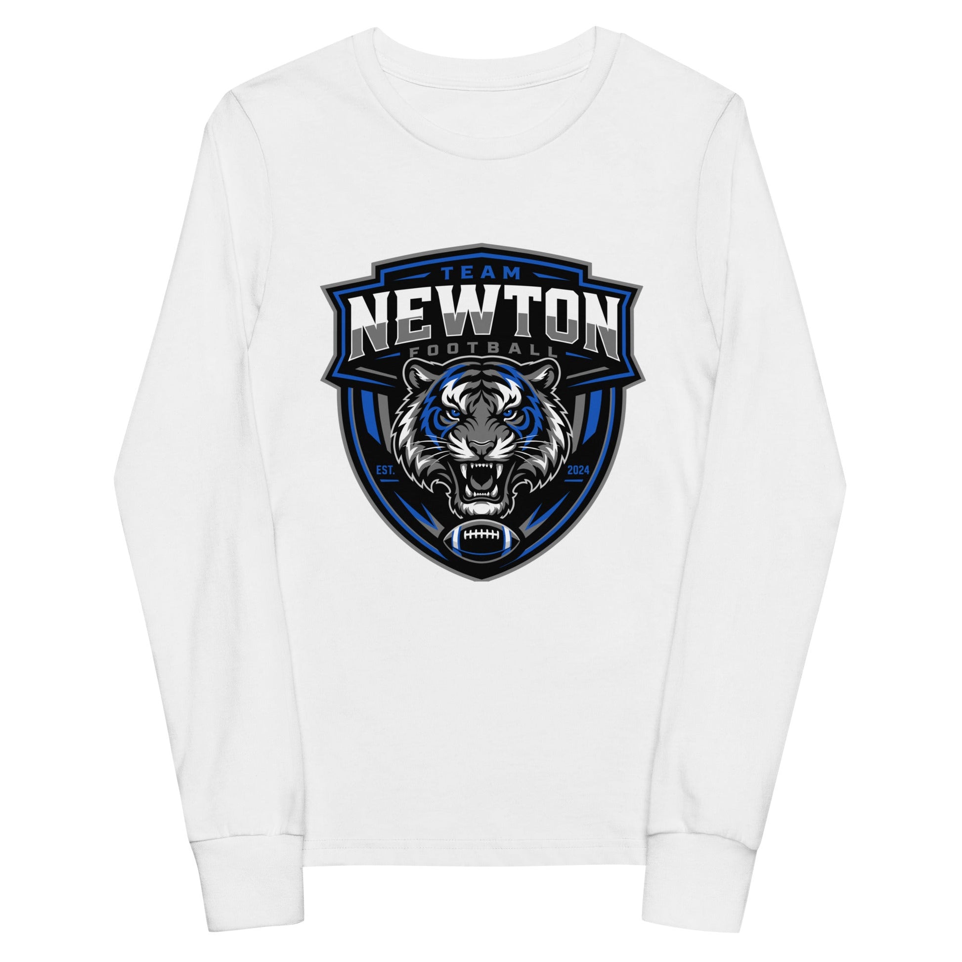 Performance | Youth Long Sleeve T-Shirt | Newton Youth football league | Shield Logo