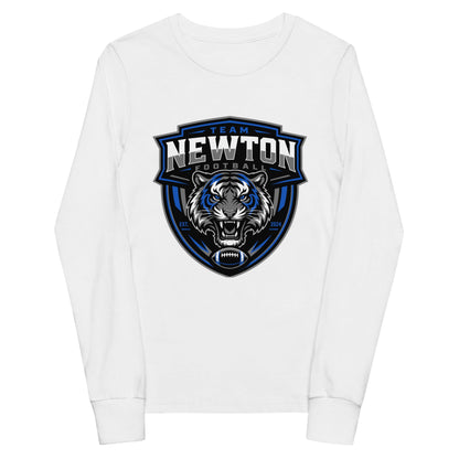 Performance | Youth Long Sleeve T-Shirt | Newton Youth football league | Shield Logo