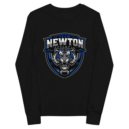 Performance | Youth Long Sleeve T-Shirt | Newton Youth football league | Shield Logo