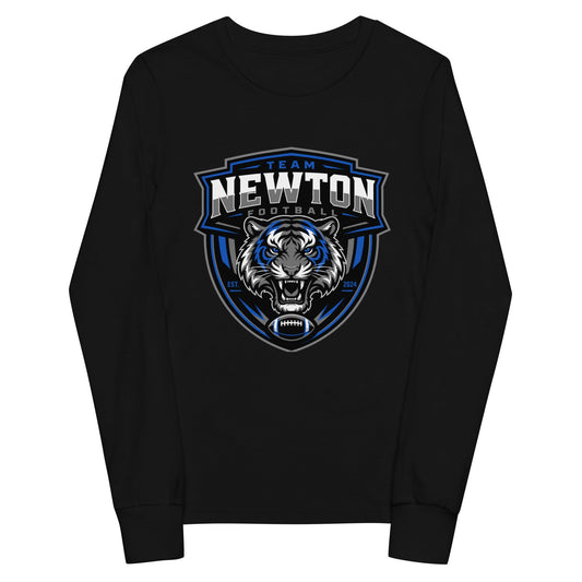 Performance | Youth Long Sleeve T-Shirt | Newton Youth football league | Shield Logo